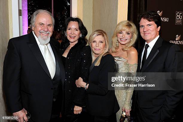 Producer George Schlatter, Jolene Brand, singer Nancy Sinatra, actress Loni Anderson and director Rob Marshall arrive at the 12th Annual Costume...