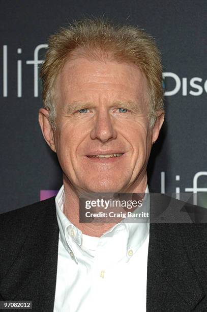 Ed Begley Jr arrives at the Discovery Channel's LIFE Los Angeles Screening at Getty Center on February 25, 2010 in Los Angeles, California.