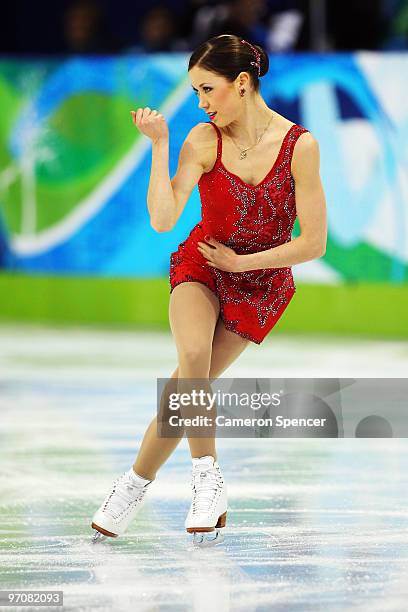 Laura Lepisto of Finland competes in the Ladies Free Skating on day 14 of the 2010 Vancouver Winter Olympics at Pacific Coliseum on February 25, 2010...