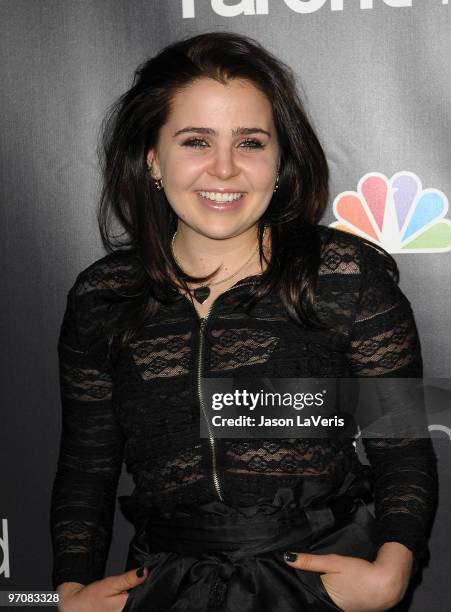 Actress Mae Whitman attends the premiere screening of NBC Universal's "Parenthood" at the Directors Guild Theatre on February 22, 2010 in West...