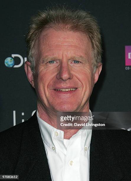 Actor Ed Begley Jr. Attends the premiere screening of Discovery Channel's "LIFE" at the Getty Center on February 25, 2010 in Los Angeles, California.