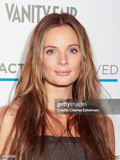 S "Burn Notice" actress Gabrielle Anwar attends the 2nd Annual Character Approved Awards cocktail reception at The IAC Building on February 25, 2010...