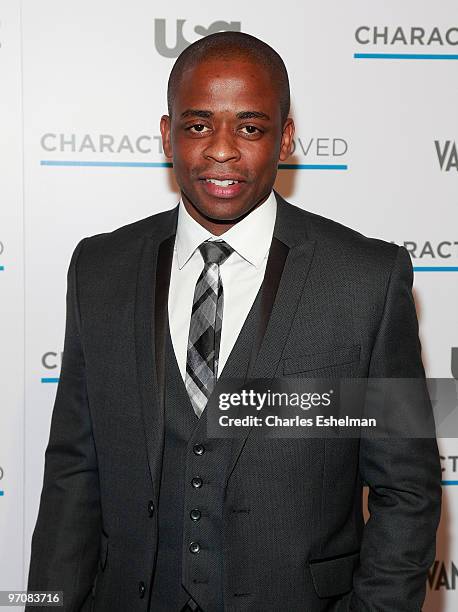 S "Psych" actor Dule Hill attends the 2nd Annual Character Approved Awards cocktail reception at The IAC Building on February 25, 2010 in New York...