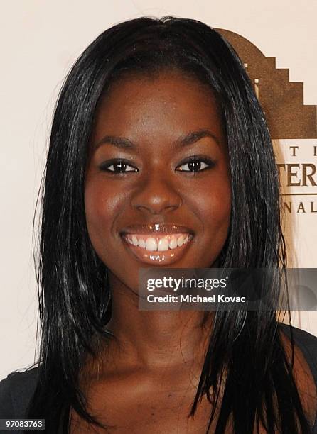 Actress Camille Winbush arrives at the Ford Freedom's Sister Luncheon at Beverly Hills Hotel on February 25, 2010 in Beverly Hills, California.