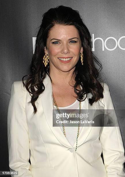 Actress Lauren Graham attends the premiere screening of NBC Universal's "Parenthood" at the Directors Guild Theatre on February 22, 2010 in West...