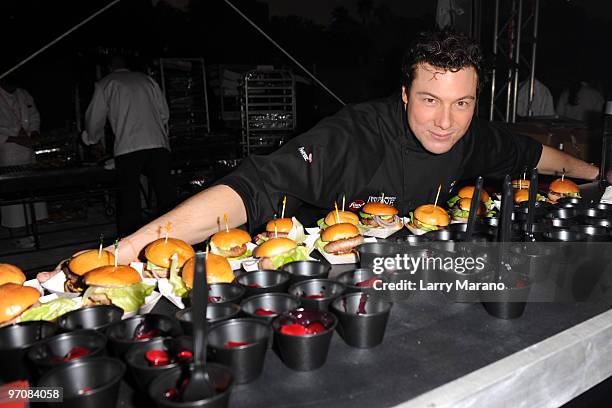 Rocco Dispinto attends Rachael Ray's Burger Bash Hosted by Amstel Light at Ritz Carlton South Beach on February 25, 2010 in Miami Beach, Florida.
