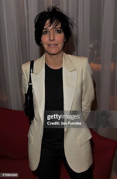 Singer Sharleen Spiteri attends the Tim Burton's 'Alice In Wonderland' afterparty at the Sanderson Hotel on February 25, 2010 in London, England.