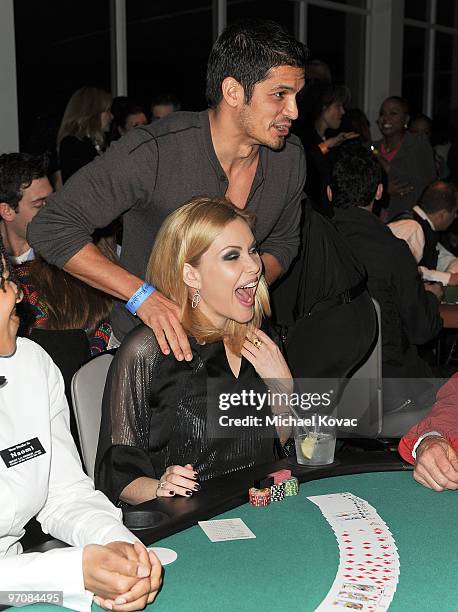 Actress Shanna Moakler and actor Nicholas Gonzalez attend "Get Lucky For Lupus!" Fundraiser at Andaz Hotel on February 25, 2010 in West Hollywood,...
