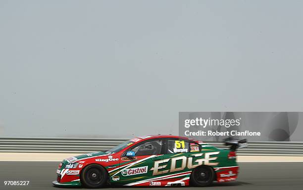 Greg Murphy drives the Castrol Edge Racing Holden during qualifying for round two of the V8 Supercar Championship Series at Bahrain International...