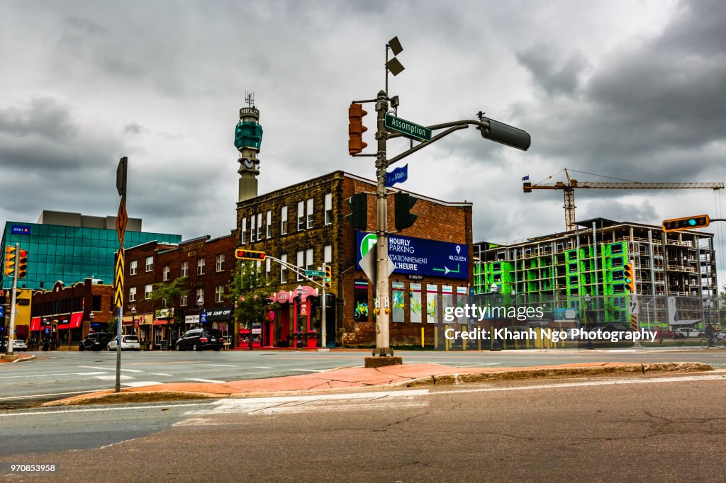 Downtown of Moncton City