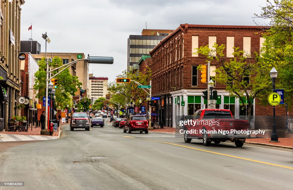 Downtown of Moncton City