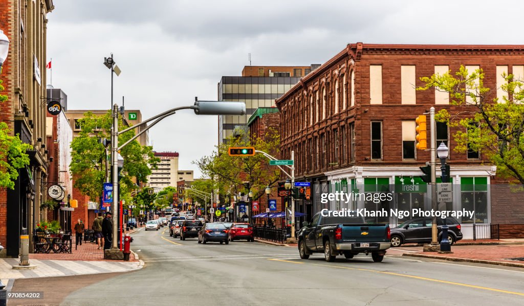 Downtown of Moncton City