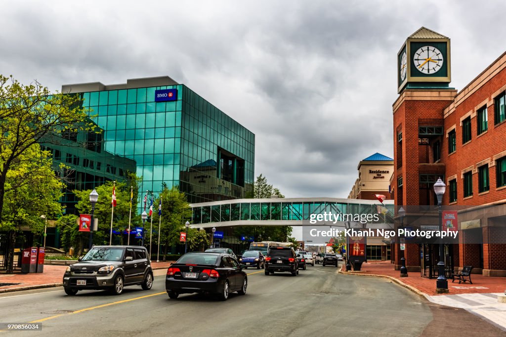 Downtown of Moncton City