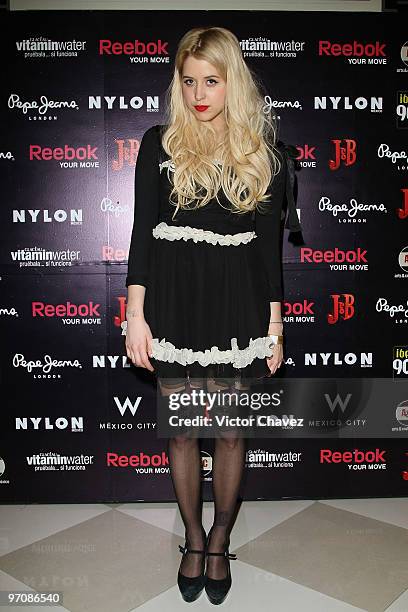 Peaches Geldof attends Nylon Mexico Magazine Anniversary celebration at Amapola Cabaret & Ballroom on February 25, 2010 in Mexico City, Mexico.