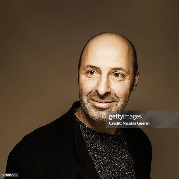 Director Cedric Klapisch poses at a portrait session for Self Assignment in Paris on January 15, 2009.