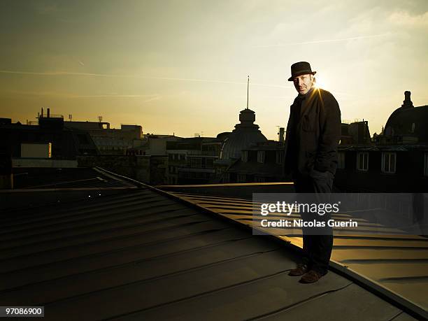 Director Cedric Klapisch poses at a portrait session for Self Assignment in Paris on January 15, 2009.