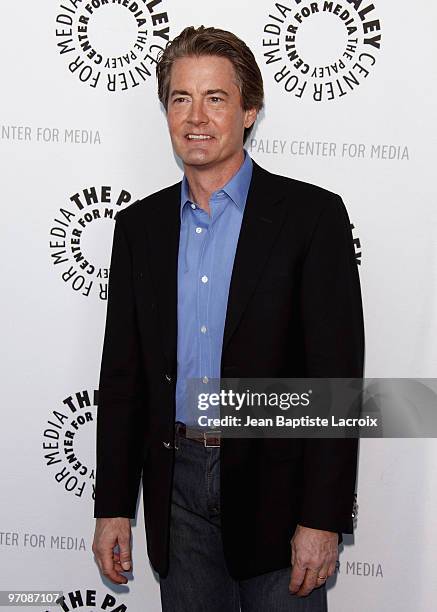 Kyle MacLachlan arrives at PaleyFest09 presents "Desperate Housewives" at the ArcLight Theaters on April 18, 2009 in Los Angeles, California.