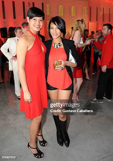 Guest attends Grand Marnier's Diner en Rouge at The Temple House during the 2010 South Beach Food & Wine Festival on February 25, 2010 in Miami...