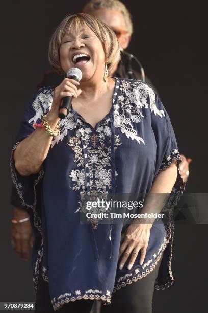 Mavis Staples performs during the 2018 Bonnaroo Music & Arts Festival on June 9, 2018 in Manchester, Tennessee.