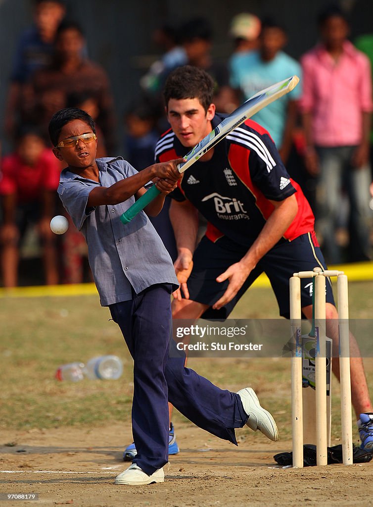 England Team in Bangladesh