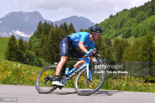 Jaime Roson of Spain and Movistar Team / Mountains / Snow / during the 70th Criterium du Dauphine 2018, Stage 7 a 136km stage from Moutiers to...