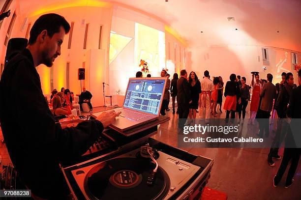 RossOne attends Grand Marnier's Diner en Rouge at The Temple House during the 2010 South Beach Food & Wine Festival on February 25, 2010 in Miami...