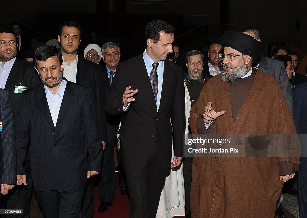 Hizbullah Chief Meets Syrian And Iranian Leaders