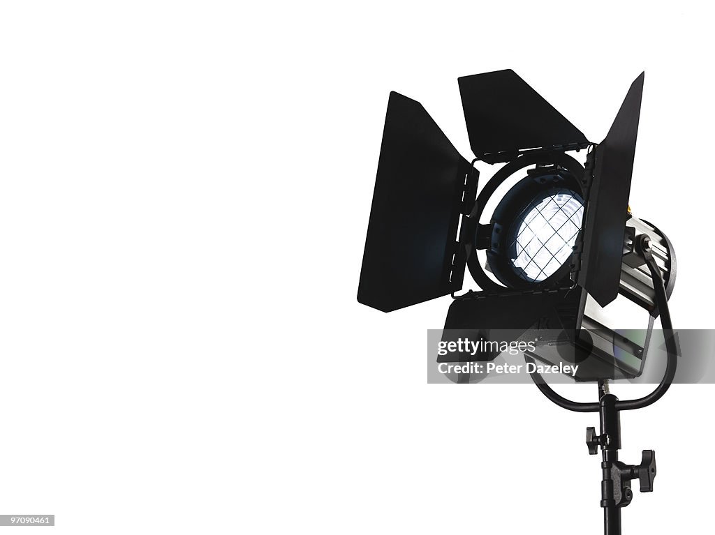 Photographic film and television spotlight