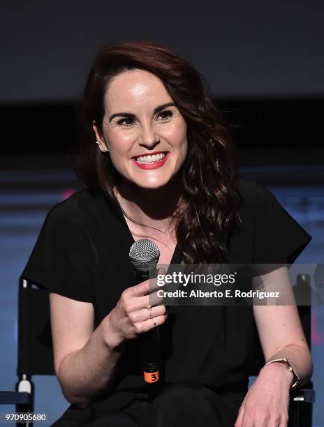 Actress Michelle Dockery attends #NETFLIXFYSEE For Your Consideration Event For "Godless" at Netflix FYSEE At Raleigh Studios on June 9, 2018 in Los...