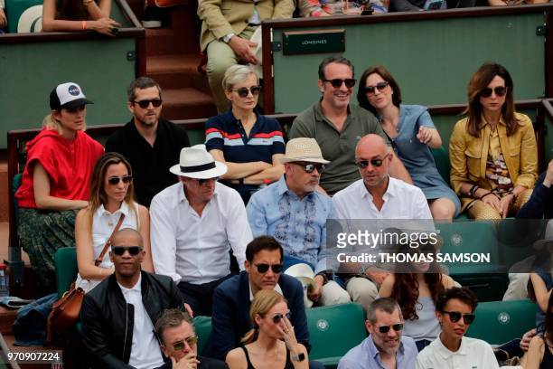 French actress Marion Cotillard , French actor Guillaume Canet , French actor Jean Dujardin , French figure skater Nathalie Pechalat , French actress...