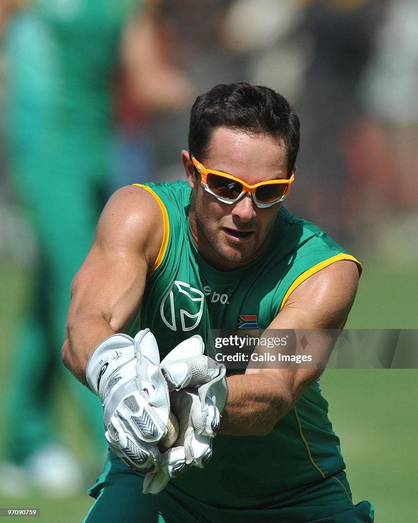 Proteas practice session