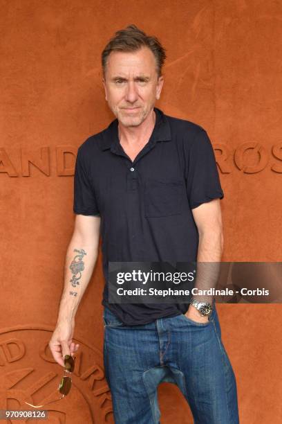 Actor Tim Roth attends the Men Final of the 2018 French Open - Day Fifteen at Roland Garros on June 10, 2018 in Paris, France.