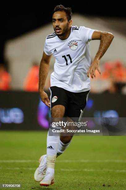 Kahraba of Egypt during the International Friendly match between Belgium v Egypt at the Koning Boudewijnstadion on June 6, 2018 in Brussel Belgium