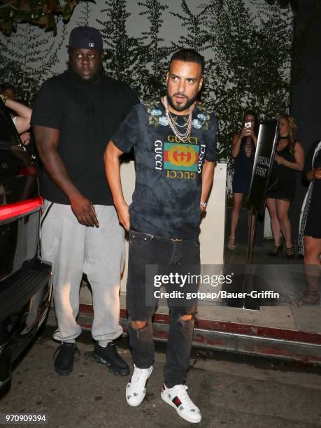 French Montana is seen on June 10, 2018 in Los Angeles, California.