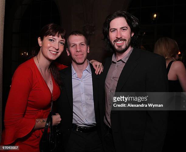 Diablo Cody, Dan Maurio and Jason Reitman at Entertainment Weekly's Party to Celebrate the Best Director Oscar Nominees held at Chateau Marmont on...