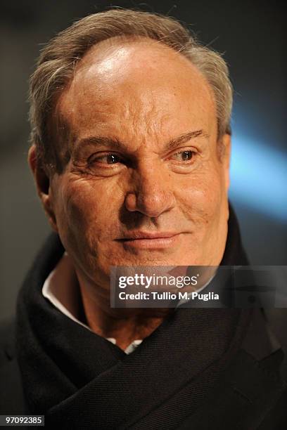 Italian designer Rocco Barocco attends the RoccoBarocco Milan Fashion Week Autumn/Winter 2010 show on February 26, 2010 in Milan, Italy.