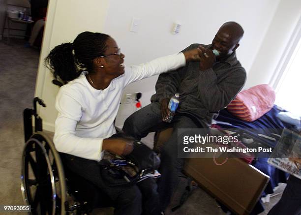 Prince Georges County police officer Shani Wilson has been surroundedand supported by friends and fellow officers since her paralyzing auto accident...