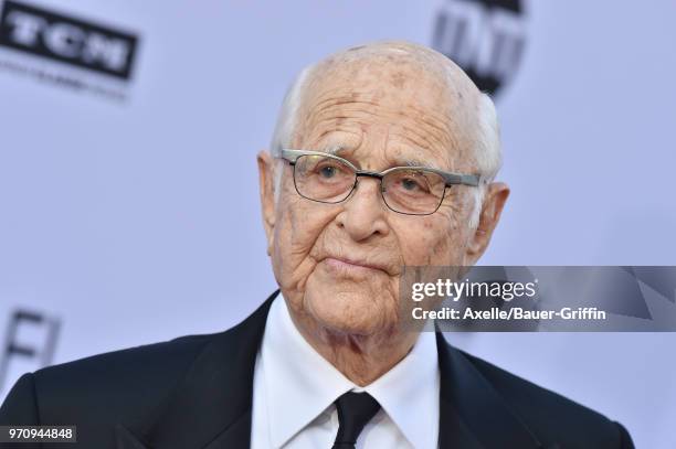 Writer/producer Norman Lear arrives at the American Film Institute's 46th Life Achievement Award Gala Tribute to George Clooney on June 7, 2018 in...