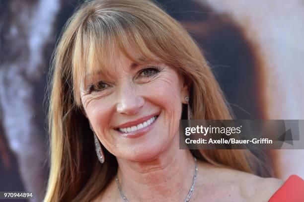 Actress Jane Seymour arrives at the American Film Institute's 46th Life Achievement Award Gala Tribute to George Clooney on June 7, 2018 in...