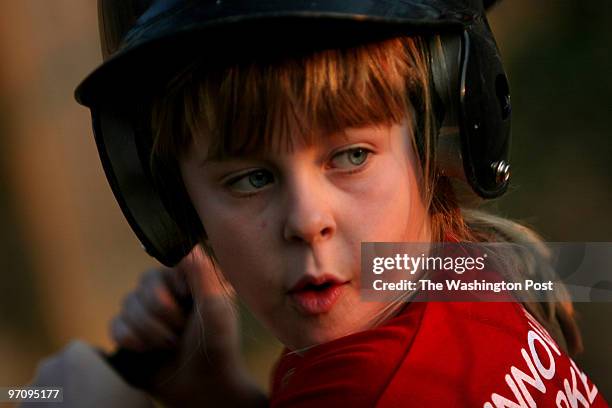 The Pickett Fields Fairfax, VA Danielle Hugney works on her swing during a practice round against the Aberdeen Ironbirds at The Pickett Fields , in...