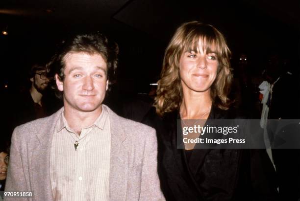 Robin Williams and wife Valerie Velardi circa 1981 in New York.