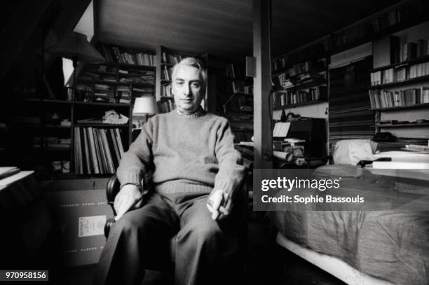 French Philosopher Roland Barthes, 24th June 1975