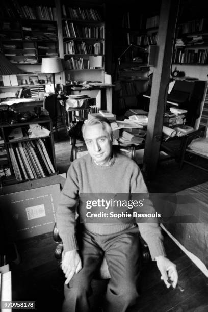 French Philosopher Roland Barthes, 24th June 1975