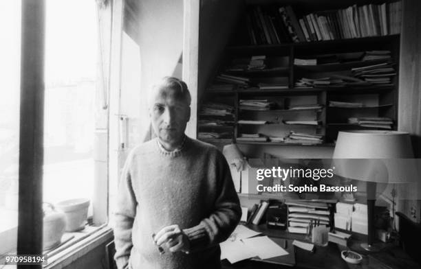 French Philosopher Roland Barthes, 24th June 1975