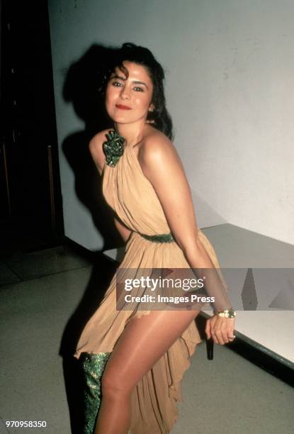 Maria Conchita Alonso circa 1984 in New York.