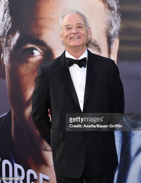 Actor Bill Murray arrives at the American Film Institute's 46th Life Achievement Award Gala Tribute to George Clooney on June 7, 2018 in Hollywood,...