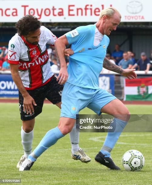 Csaba Csizmadia of Szekely Land during Conifa Paddy Power World Football Cup 2018 Bronze Medal Match Third Place Play-Off between Padania v Szekely...