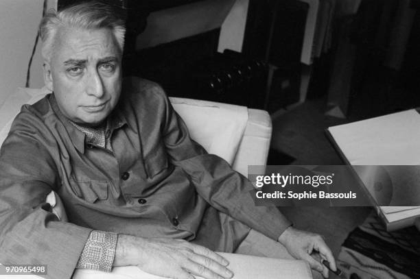 French Philosopher Roland Barthes, Paris, 9th June 1978