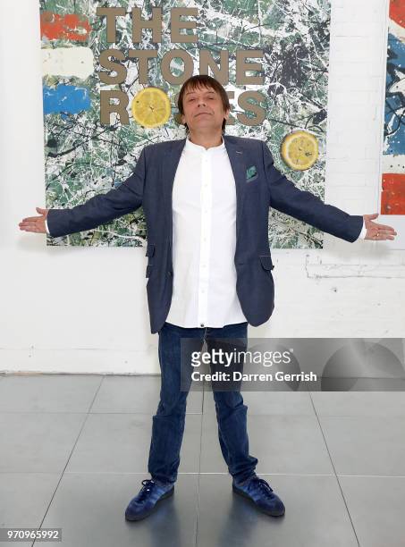 Mani of The Stone Roses at the Kent & Curwen show during London Fashion Week Men's June 2018 at 11 Floral Street on June 10, 2018 in London, England.