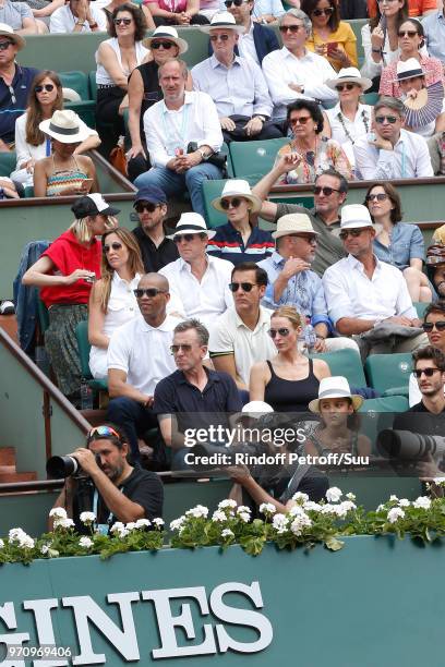 Tim Roth and his wife Nikki Butler, Clive Owen, Hugh Grant and his wife Anna Elisabet Eberstein, Christian Louboutin, Marion Cotillard, Guillaume...